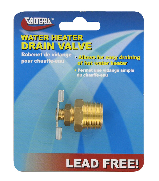 Rugged Brass Water Heater Drain Valve | Easy to Install | Valterra