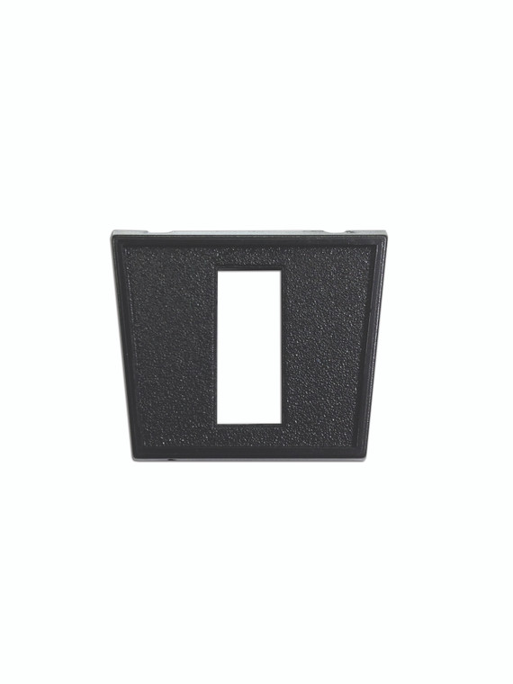 Durable Battery Doctor Switch Faceplate | Precut 13/16 x 1/2 Inch Panel | Matte Black