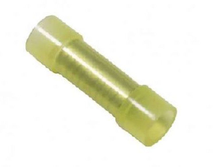 High Temp Yellow Nylon Butt Connector, 12-10 Gauge Wire | Case of 100