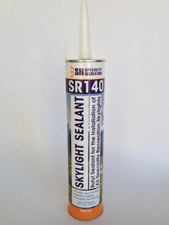 White Roof Sealant | Flexible & Weather-Resistant | Fits Most Skylights