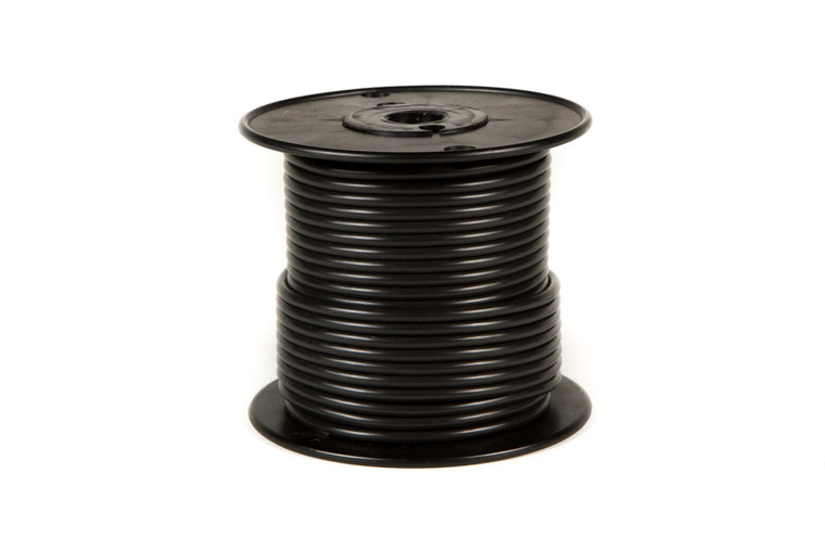 High-Quality 14 AWG Black Primary Wire | 100 Foot Spool - Ideal for Various Applications