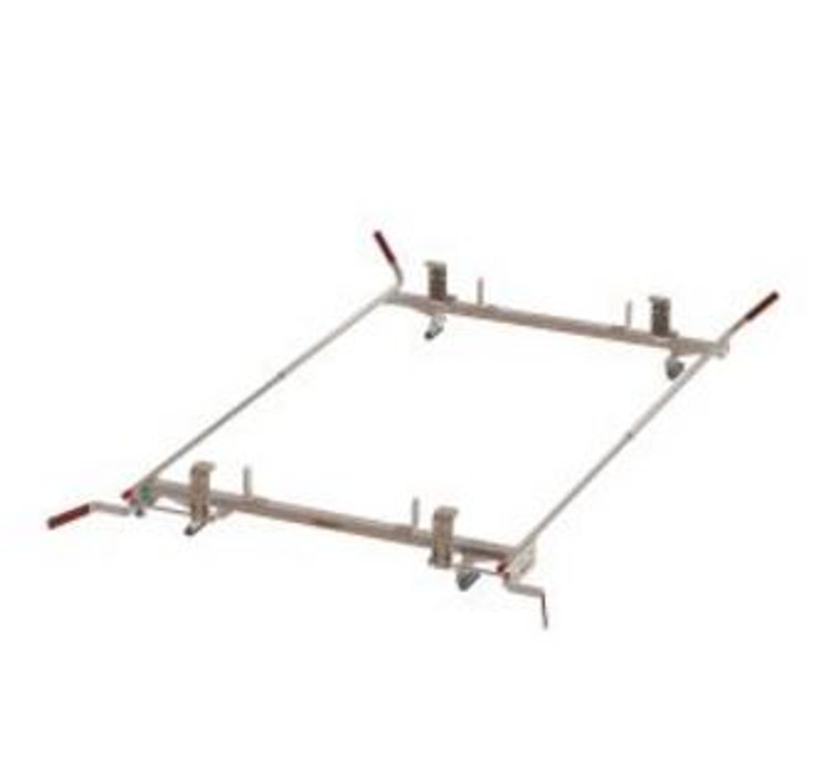 60 Inch Wide Aluminum Van Rack | Fits Mercedes, Ram, Chevy, Nissan, Ford | Dual Clamp | Quick Clamp | Multi-Fit