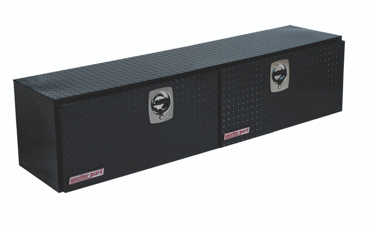 Weather Guard 72" Hi-Side Truck Toolbox | 2 Doors, Diamond Tread, Aluminum, Secure, Weatherproof