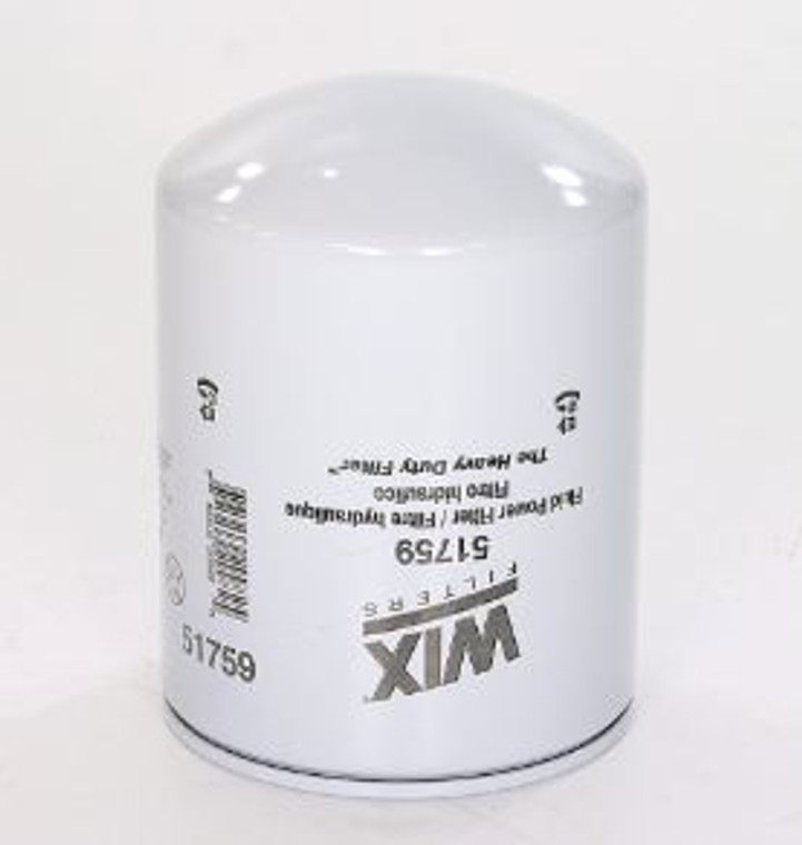 Wix Filters Hydraulic Fluid Filter 51759 For Use With Heavy Duty; Spin-On Style; 6.872 Inch Height x 5.007 Inch Outside Diameter Top; 360 PSI Burst Pressure; 10 Micron Element
