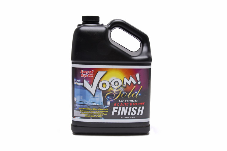 Wheel Master Detailing Spray WM60128 Voom Gold; Shine And UV Protectant; Liquid; 1 Gallon