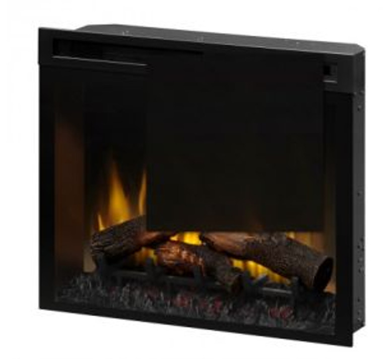 Wesco Electric Fireplace Insert | Realistic Flames | 5118 BTU | Multi-Function Remote | 1500W | Black