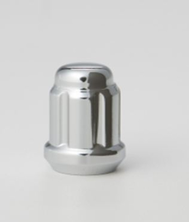 West Coast Chrome Lug Nut | 12x1.25 Thread | 60 Deg Conical | Spine Drive | Steel