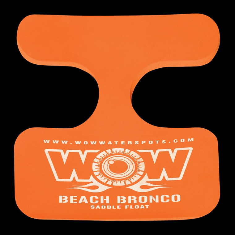 World of Watersports Pool Noodle | Beach Bronco Saddle Type | One Person 220lb Capacity | Soft Foam | Orange