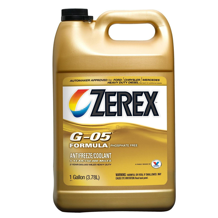 Zerex G-05 Engine Coolant | 5 Year Protection | Automaker Approved | Prevent Corrosion, Rust & Liner Pitting