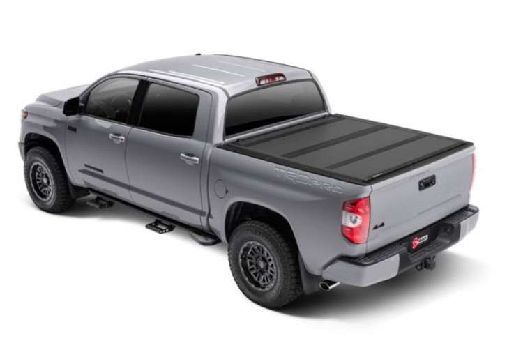 Tough Protection for Your Toyota Tundra | BAKFlip MX4 Hard Folding Tonneau Cover | Fits 2007-2021 Models | Lockable, Premium Matte Finish, Durable Aluminum | 100% Bed Access