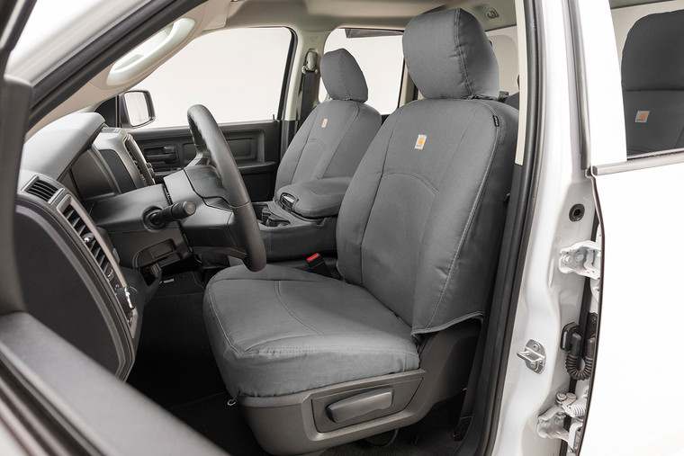 Custom Carhartt Seat Covers | Fits 2018-2023 Jeep Gladiator JT, Wrangler JL | Set Of 2 Gravel Covers