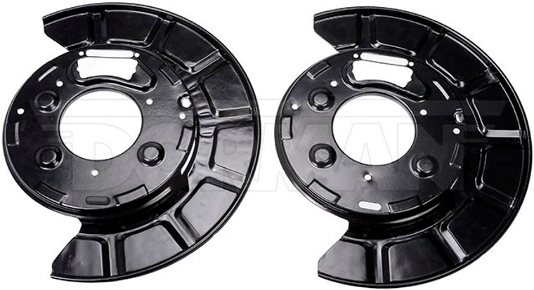 Corrosion-resistant Brake Backing Plate | Fits 2009-2019 GMC Savana 3500, Chevrolet Express 3500 | Set Of 2