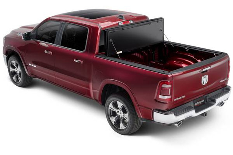 Ultimate Protection for Your Nissan Titan | UnderCover Armor Flex Hard Tri-Fold Tonneau Cover, Textured LINE-X Coating