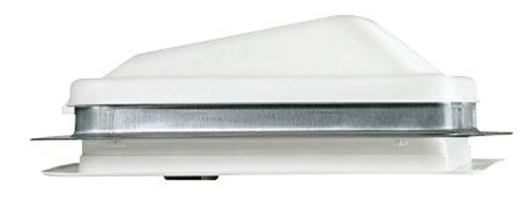 USA-Made Ventline Roof Vent | Polar White Aluminum | Manual Opening