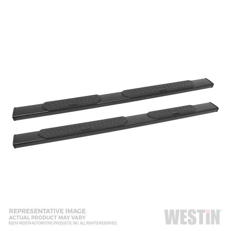 Upgrade Your Ride with Westin Automotive R5 Series Nerf Bar | 5 Inch Oval Straight | Black Powder Coated | Aluminum