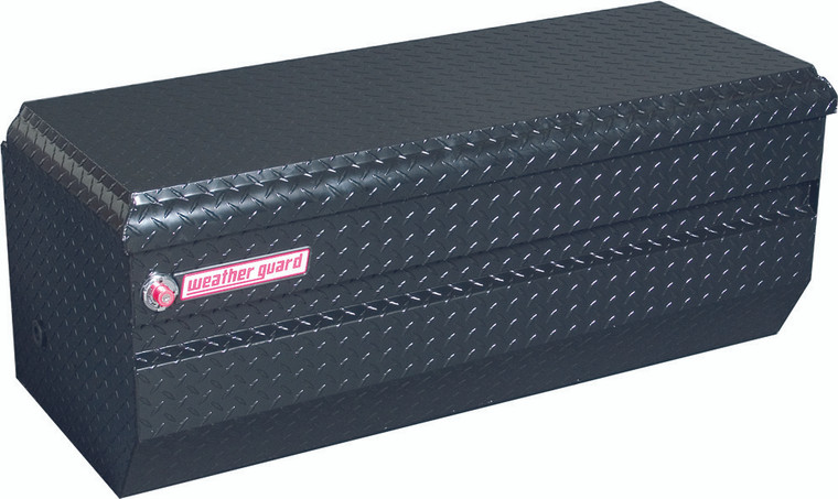 Heavy Duty Single Lid Tool Box | Chest, Black Diamond Tread, Zero Clearance, Tamper Resistant, 90 Degree Opening