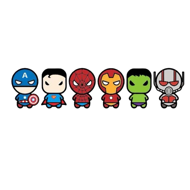 Cartoon Marvel Vinyl Car Decal Sticker – Waterproof & UV-Resistant (11.81" x 2.76")