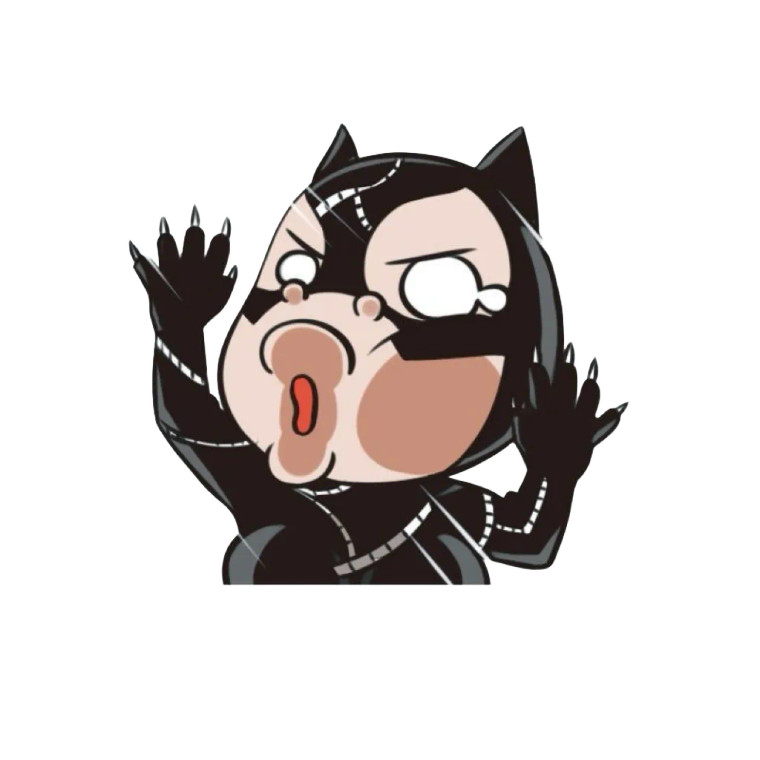 Catwoman Vinyl Car Decal Sticker – Waterproof & UV-Resistant (4.72" x 4.72")