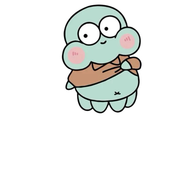 Cute Squidward Tentacles Vinyl Car Decal Sticker – Waterproof & UV-Resistant (3.94" x 2.91")