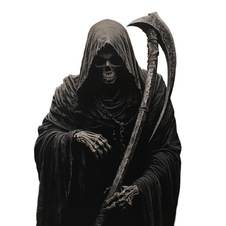 Grim Reaper Hyper Realistic Vinyl Car Decal Sticker – Waterproof & UV-Resistant 4.0"