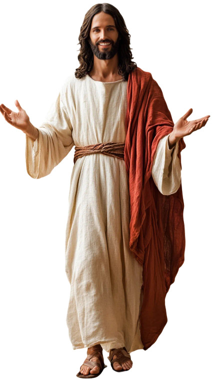 Jesus Full Body Painting Vinyl Car Decal Sticker – Waterproof & UV-Resistant 4.0"