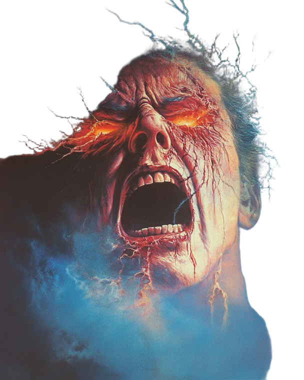 1980S Horror Airbrush Graphic Vinyl Car Decal Sticker – Waterproof & UV-Resistant 4.0"