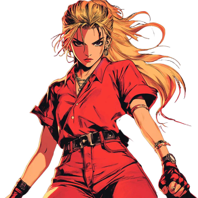 Anime Blaze Fielding Red Vinyl Car Decal Sticker – Waterproof & UV-Resistant 4.0"