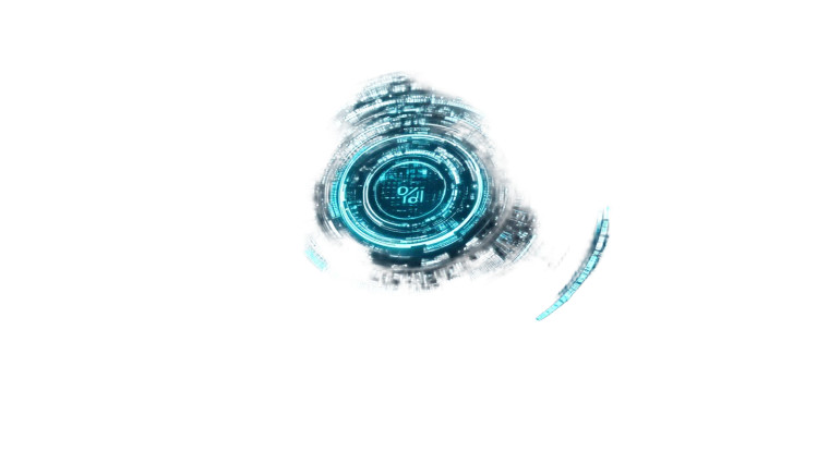 Circular Cyberpunk Graphics Vinyl Car Decal Sticker – Waterproof & UV-Resistant 7.14"