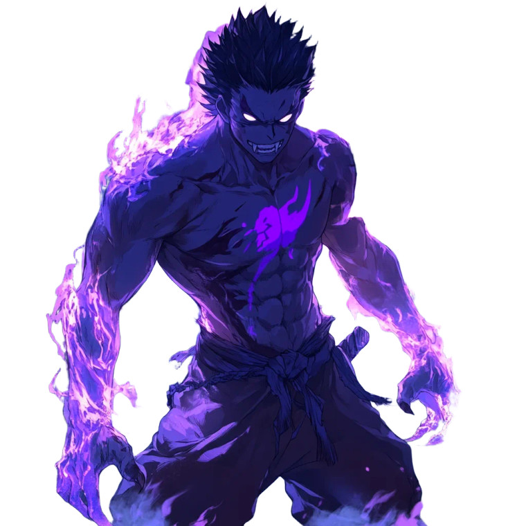 Demon Slayer Male Demon Purple Mark Vinyl Car Decal Sticker – Waterproof & UV-Resistant 4.0"
