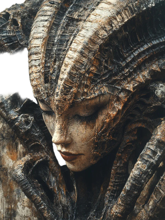 Giger Beautiful Woman Vinyl Car Decal Sticker – Waterproof & UV-Resistant 4.0"