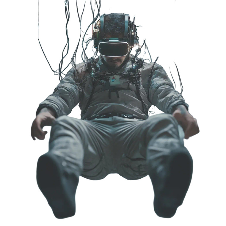 Man Machine Dystopia Vr Vinyl Car Decal Sticker – Waterproof & UV-Resistant 4.0"