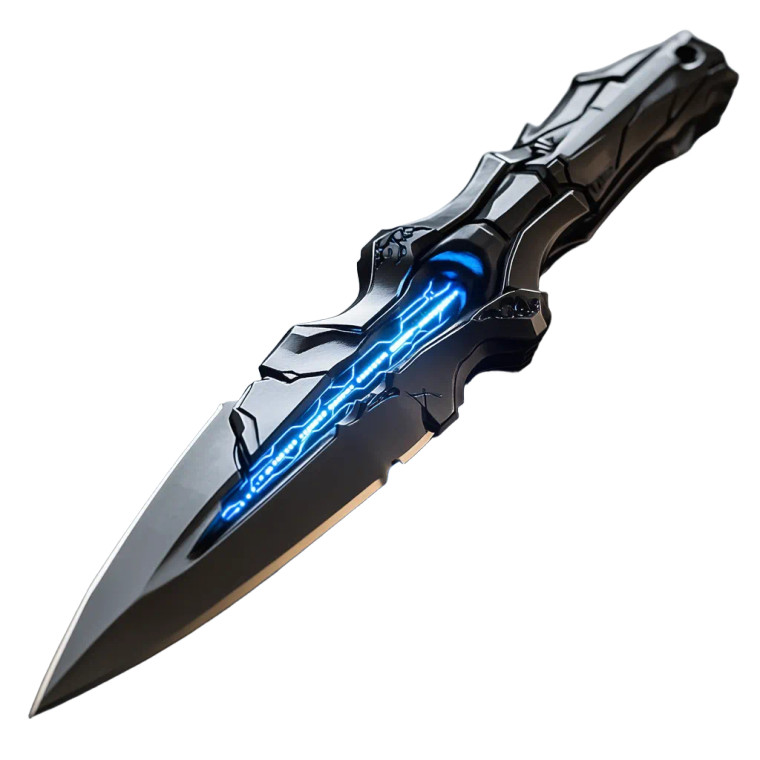 Metaverse Era Knife Vinyl Car Decal Sticker – Waterproof & UV-Resistant 4.0"