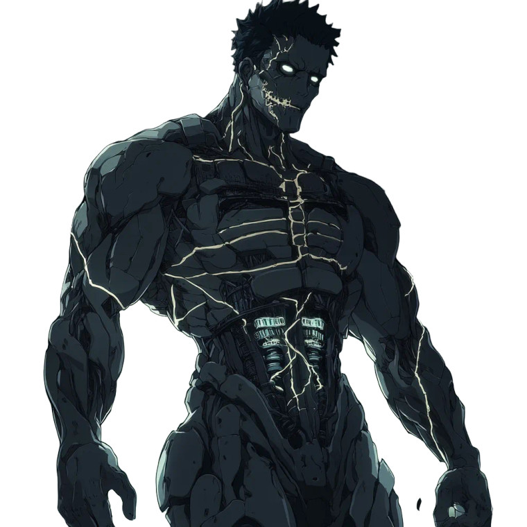 Techno Magic Frankenstein Anime Vinyl Car Decal Sticker – Waterproof & UV-Resistant 4.0"