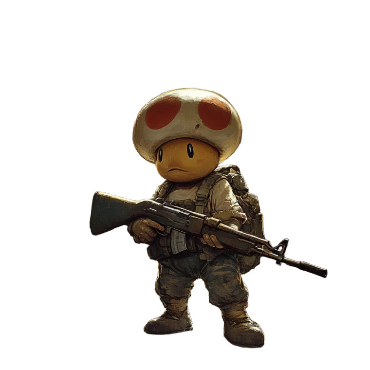 Toad Bosnian War Portrait Vinyl Car Decal Sticker – Waterproof & UV-Resistant 4.0"