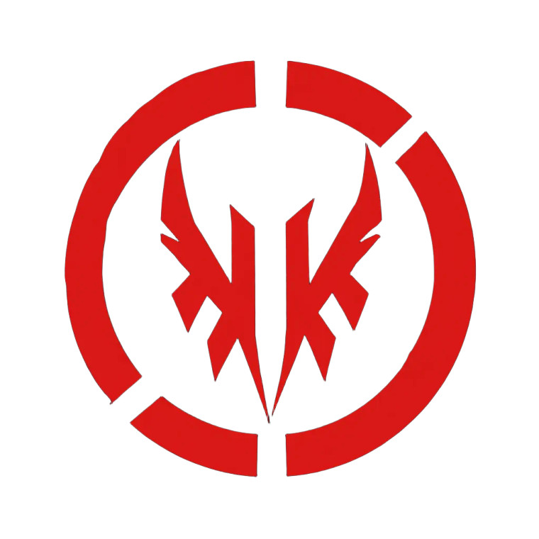 Volkstark Symbol Superhero Vinyl Car Decal Sticker – Waterproof & UV-Resistant 4.0"