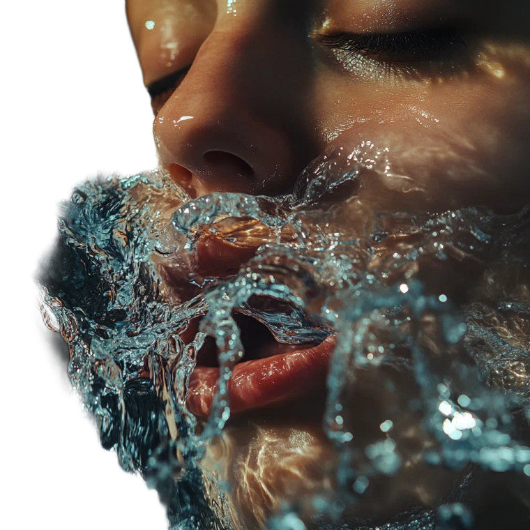 Water Drinking Sensation Day Vinyl Car Decal Sticker – Waterproof & UV-Resistant 4.0"