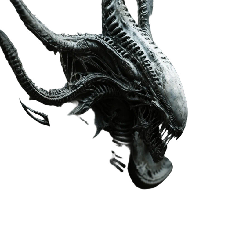 Xenomorph Horror Shapes Vinyl Car Decal Sticker – Waterproof & UV-Resistant 4.0"