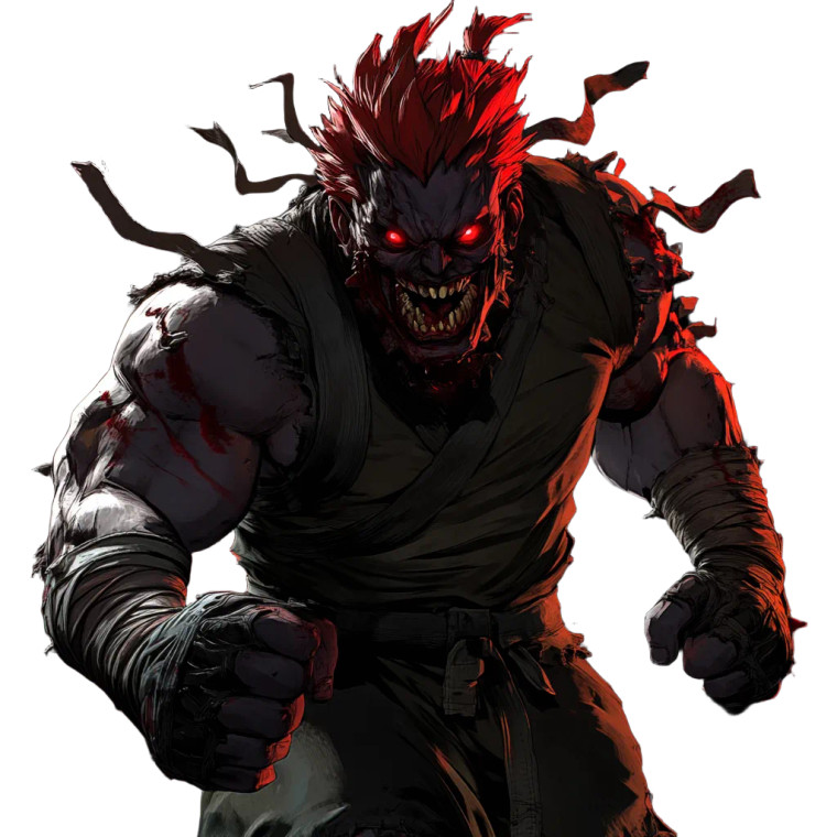 Akuma Dead By Daylight Vinyl Car Decal Sticker – Waterproof & UV-Resistant 4.0"