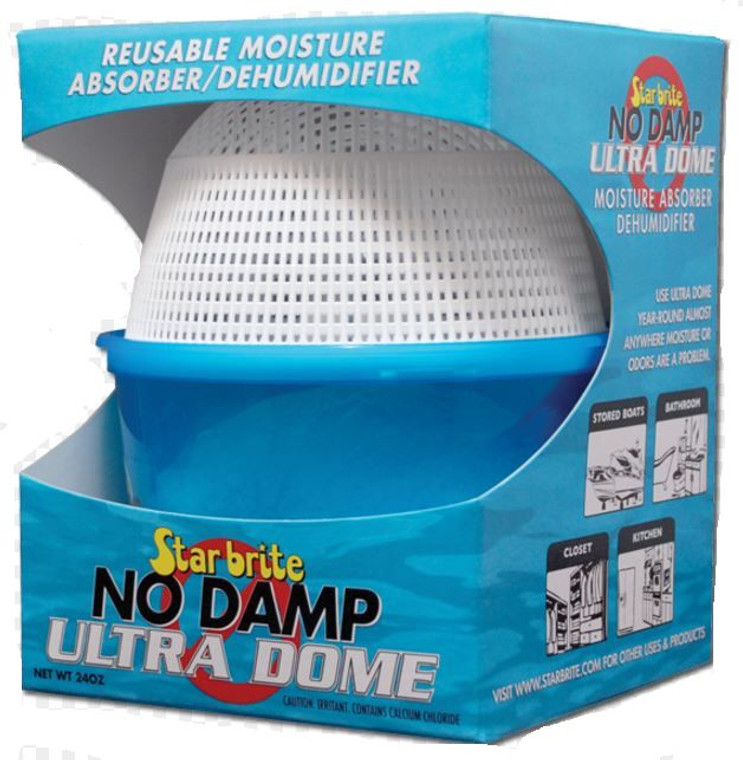 Star Brite No Damp Ultra Dome Dehumidifier | 24oz Bucket | Absorbs Maximum Moisture | US Label