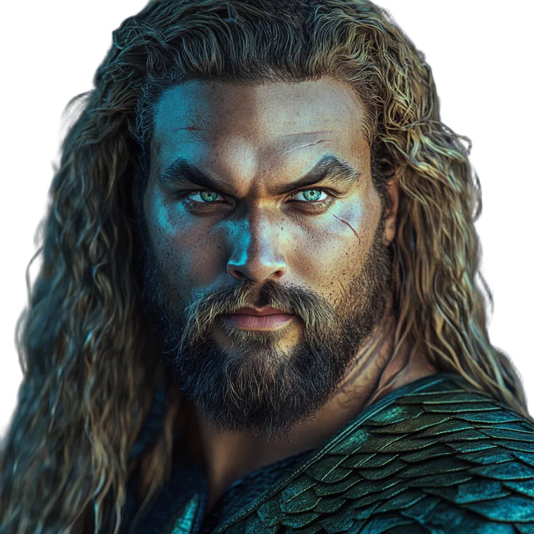 Aquaman Realistic Human Vinyl Car Decal Sticker – Waterproof & UV-Resistant 4.0"