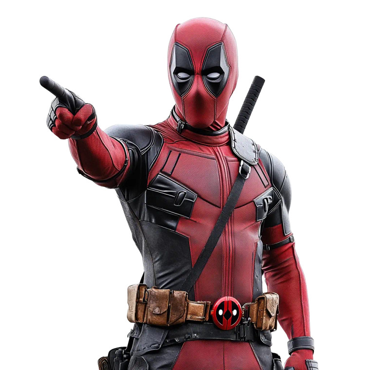 Deadpool Pointing Sky Vinyl Car Decal Sticker – Waterproof & UV-Resistant 4.0"