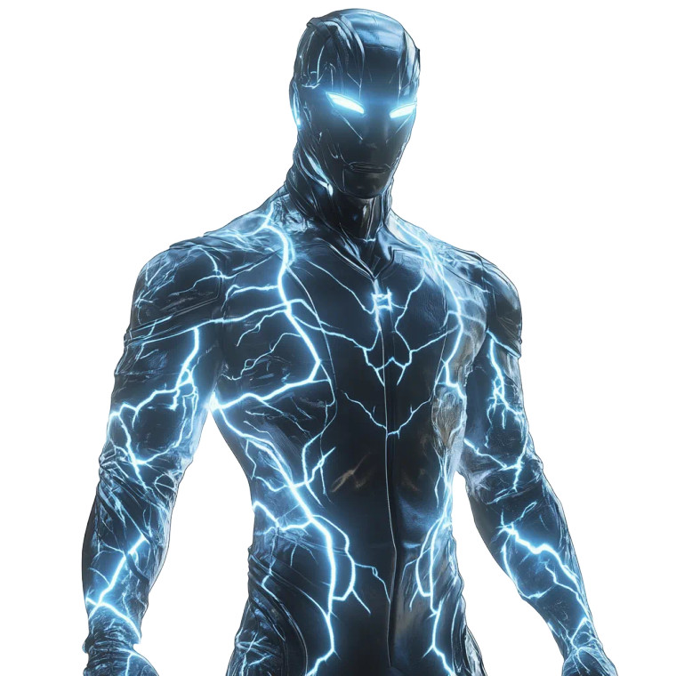 Electro Photorealistic Front View Vinyl Car Decal Sticker – Waterproof & UV-Resistant 4.0"