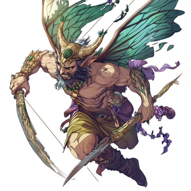 Faerie Juggernaut Illustration Vinyl Car Decal Sticker – Waterproof & UV-Resistant 4.0"