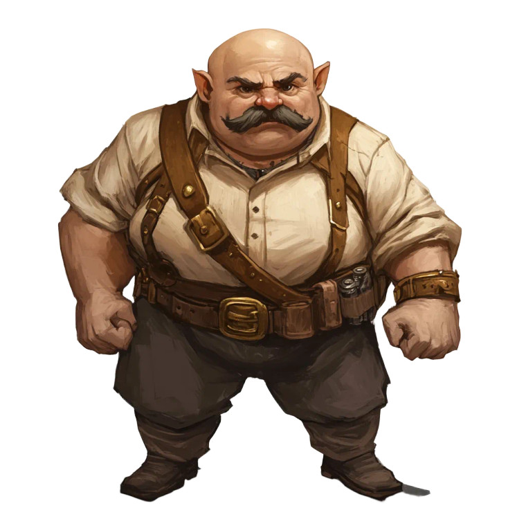 Fredilish Tall Dwarf Monk Vinyl Car Decal Sticker – Waterproof & UV-Resistant 4.0"