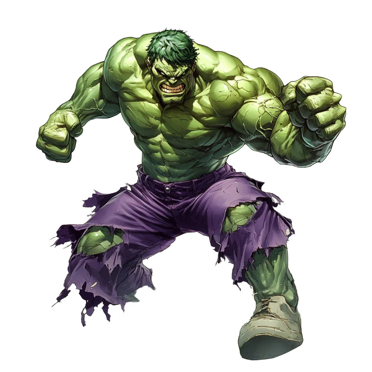 Green Superhero Punch Pose Vinyl Car Decal Sticker – Waterproof & UV-Resistant 4.0"