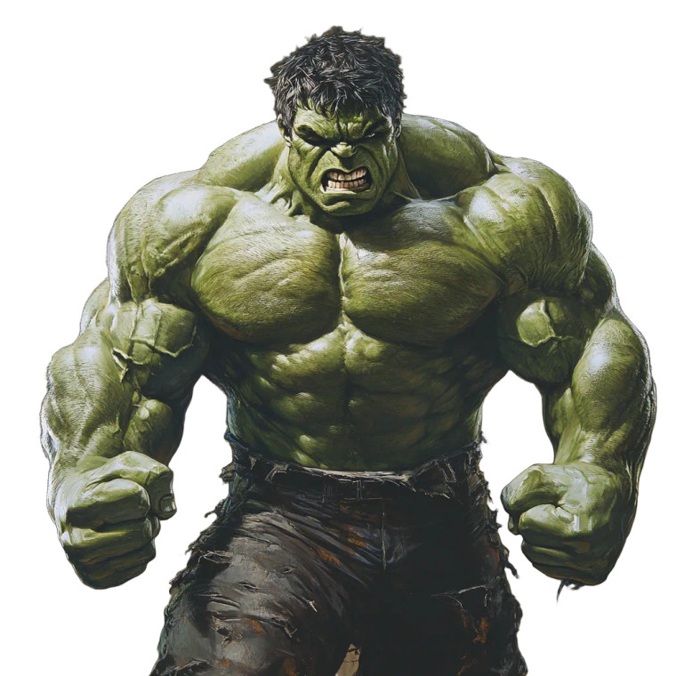 Hulk Vinyl Car Decal Sticker – Waterproof & UV-Resistant 4.0"