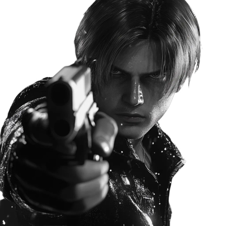 Leon Kennedy Ultradetailed Vinyl Car Decal Sticker – Waterproof & UV-Resistant 4.0"