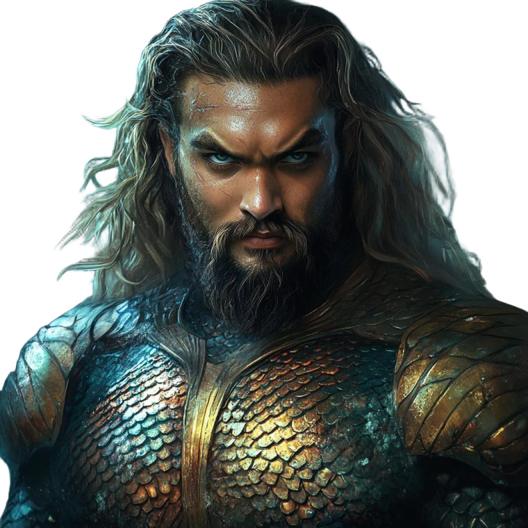 Realistic Aquaman Atlantis Vinyl Car Decal Sticker – Waterproof & UV-Resistant 4.0"