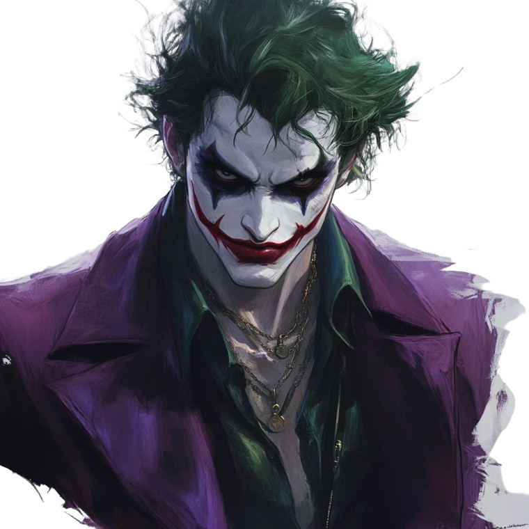 Skinny Joker Anime Ghost Vinyl Car Decal Sticker – Waterproof & UV-Resistant 4.0"