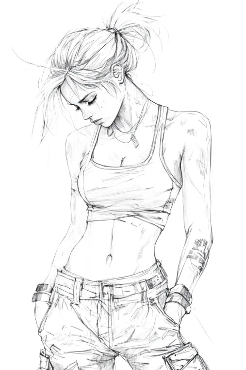 Swedish Woman Trash Polka Vinyl Car Decal Sticker – Waterproof & UV-Resistant 4.48"